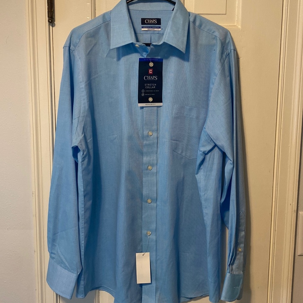 Chap’s mens button down- size 16 1/2 34-35